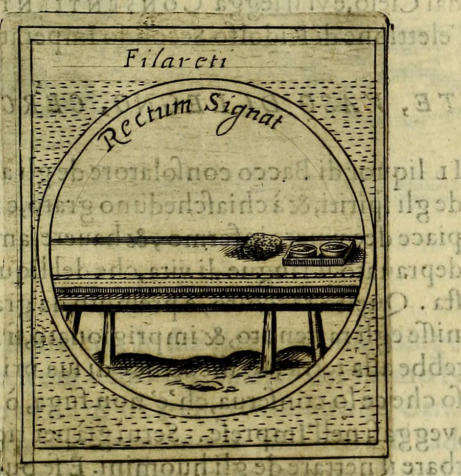 An illustration from Teatro d'imprese, 1623, leaf 650