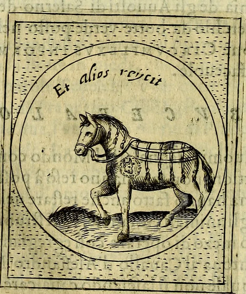 An illustration from Teatro d'imprese, 1623, leaf 653