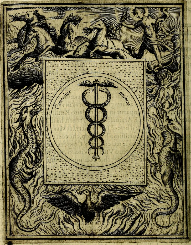 An illustration from Teatro d'imprese, 1623, leaf 657