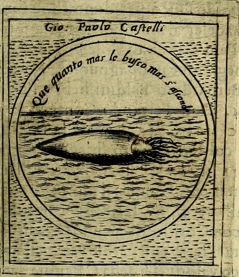 An illustration from Teatro d'imprese, 1623, leaf 660