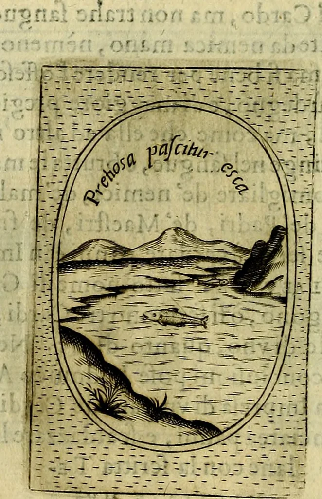 An illustration from Teatro d'imprese, 1623, leaf 693