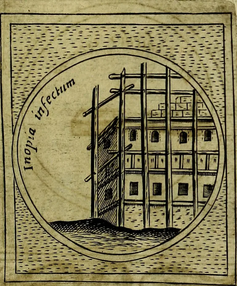 An illustration from Teatro d'imprese, 1623, leaf 700