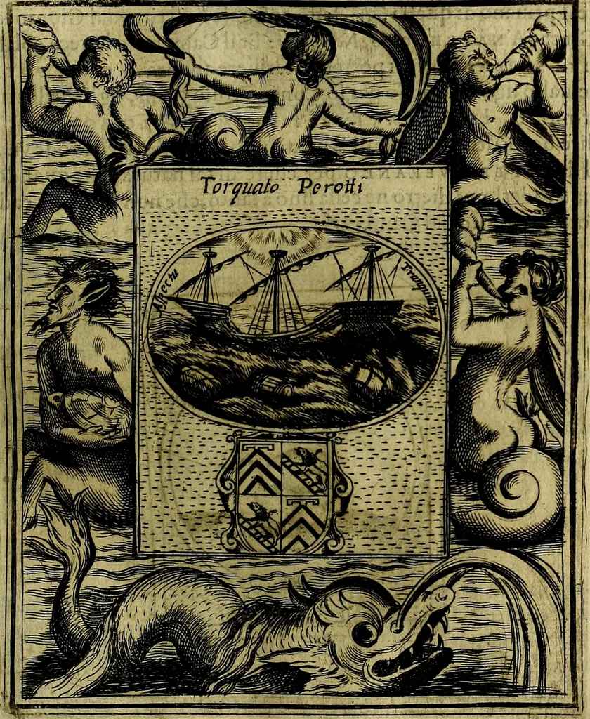 An illustration from Teatro d'imprese, 1623, leaf 704