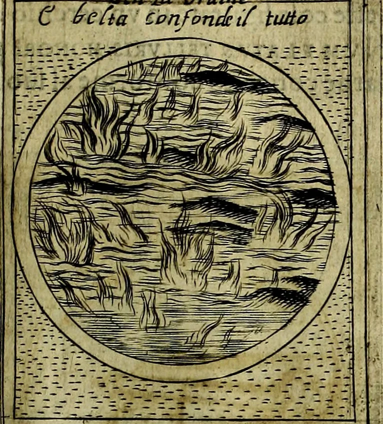 An illustration from Teatro d'imprese, 1623, leaf 722