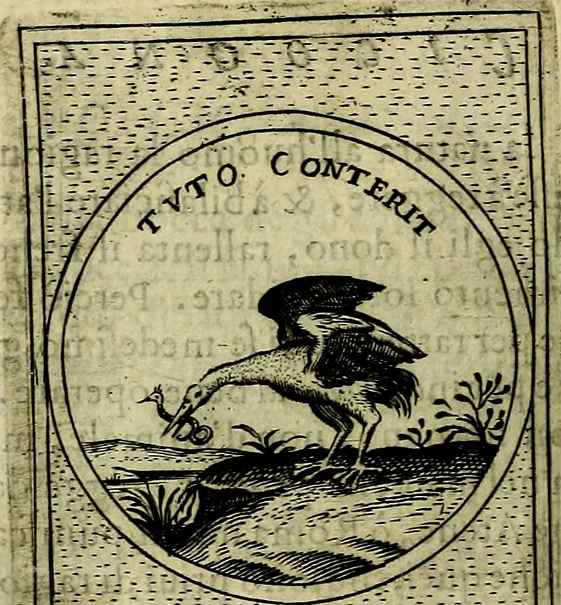An illustration from Teatro d'imprese, 1623, leaf 727