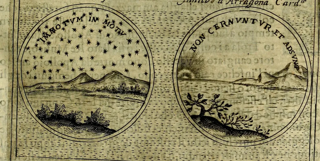 An illustration from Teatro d'imprese, 1623, leaf 730