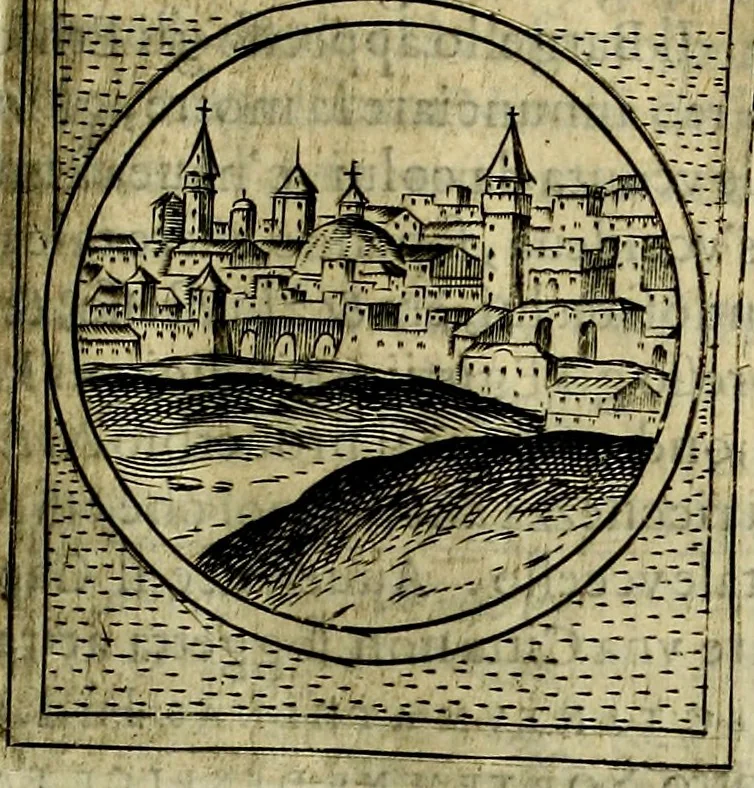 An illustration from Teatro d'imprese, 1623, leaf 738