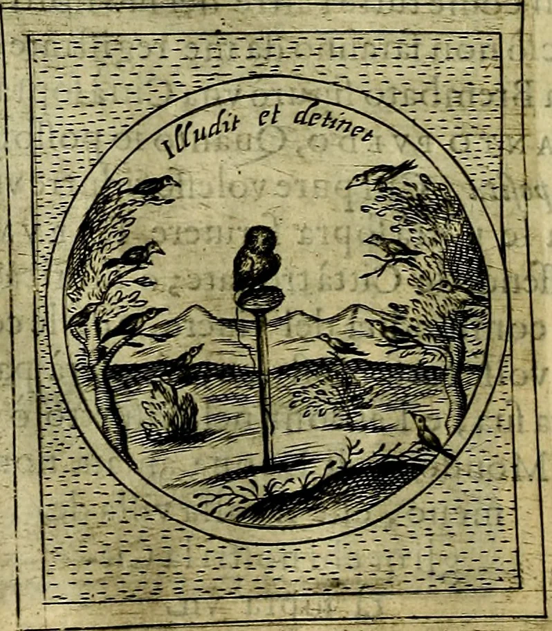 An illustration from Teatro d'imprese, 1623, leaf 739