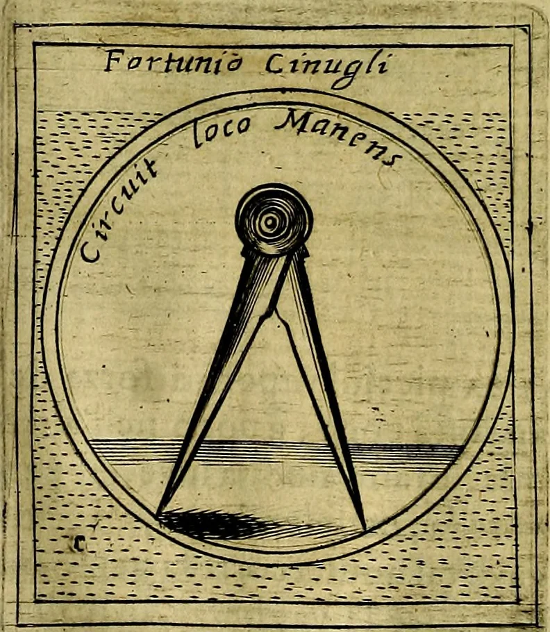 An illustration from Teatro d'imprese, 1623, leaf 751