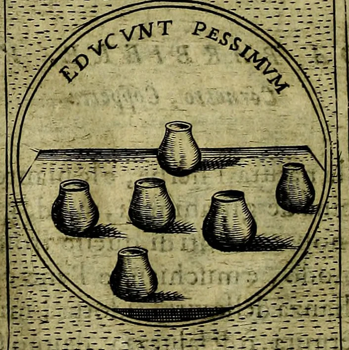 An illustration from Teatro d'imprese, 1623, leaf 755