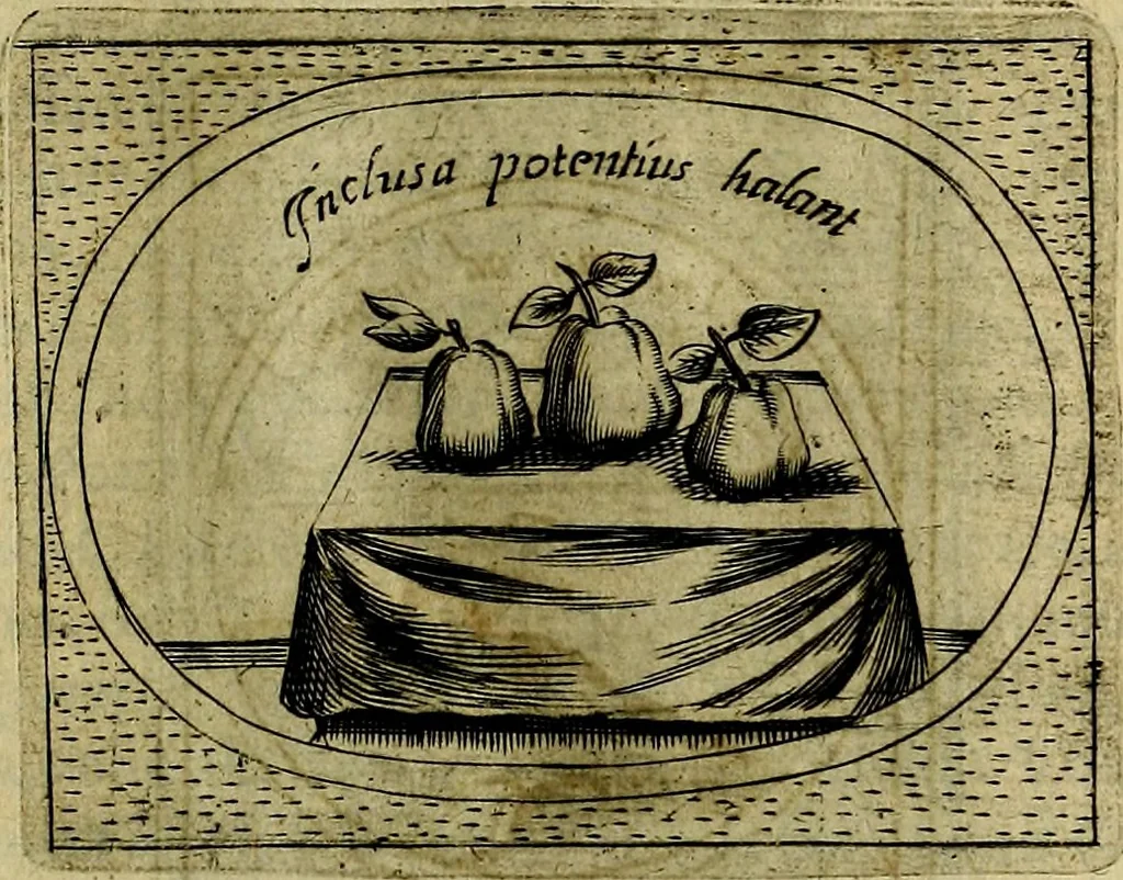 An illustration from Teatro d'imprese, 1623, leaf 768
