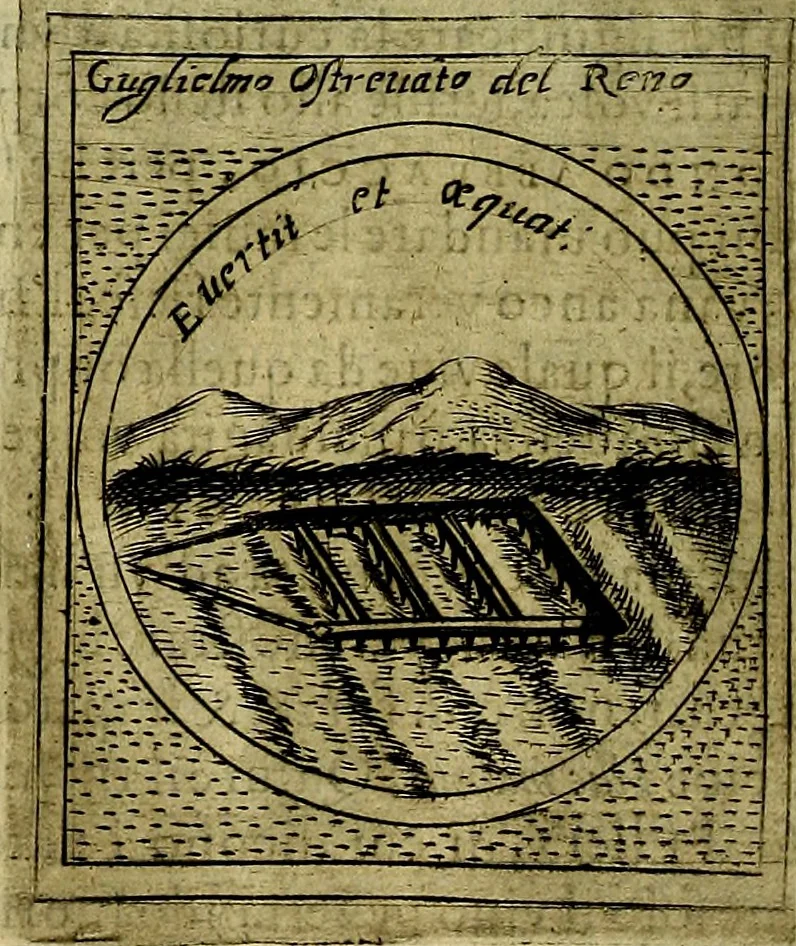 An illustration from Teatro d'imprese, 1623, leaf 815