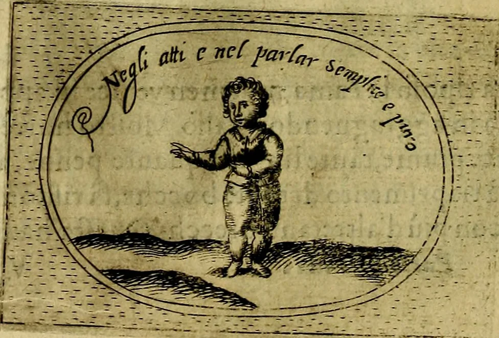 An illustration from Teatro d'imprese, 1623, leaf 819