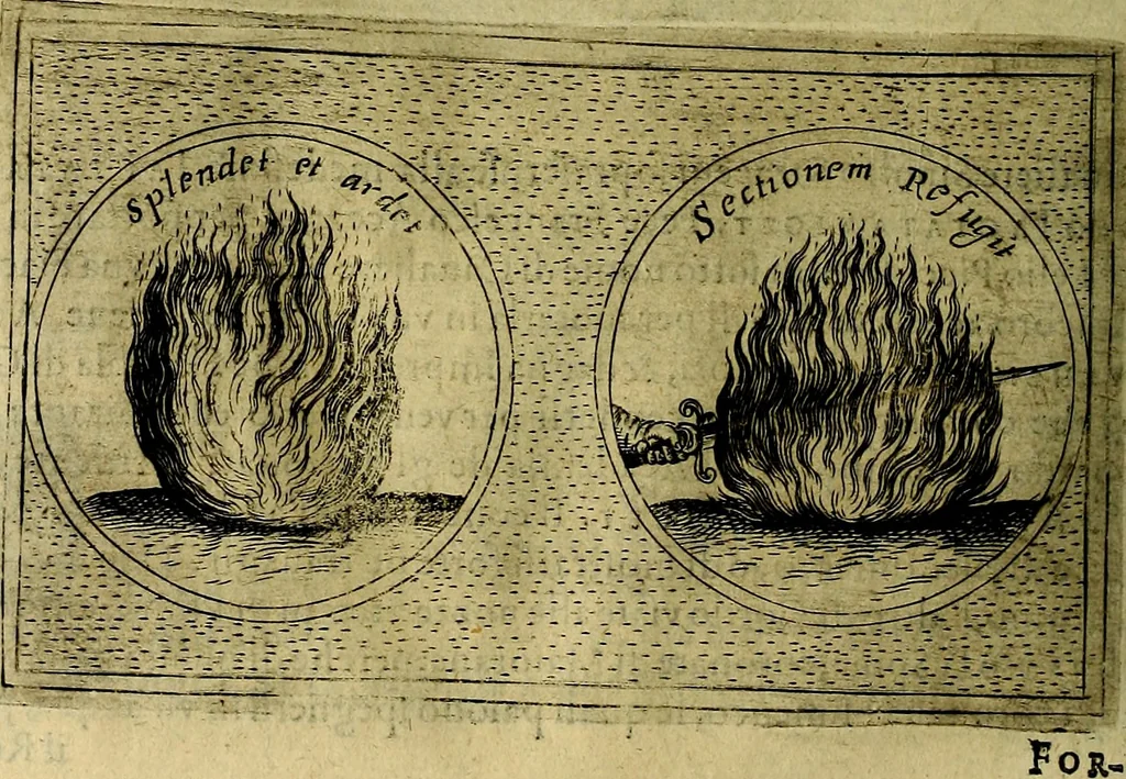 An illustration from Teatro d'imprese, 1623, leaf 829