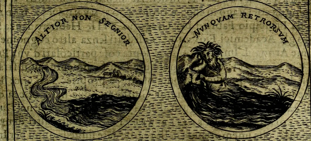 An illustration from Teatro d'imprese, 1623, leaf 836