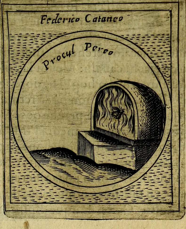 An illustration from Teatro d'imprese, 1623, leaf 846