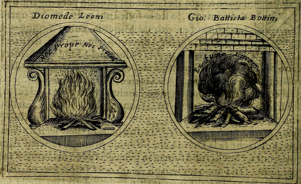 An illustration from Teatro d'imprese, 1623, leaf 857
