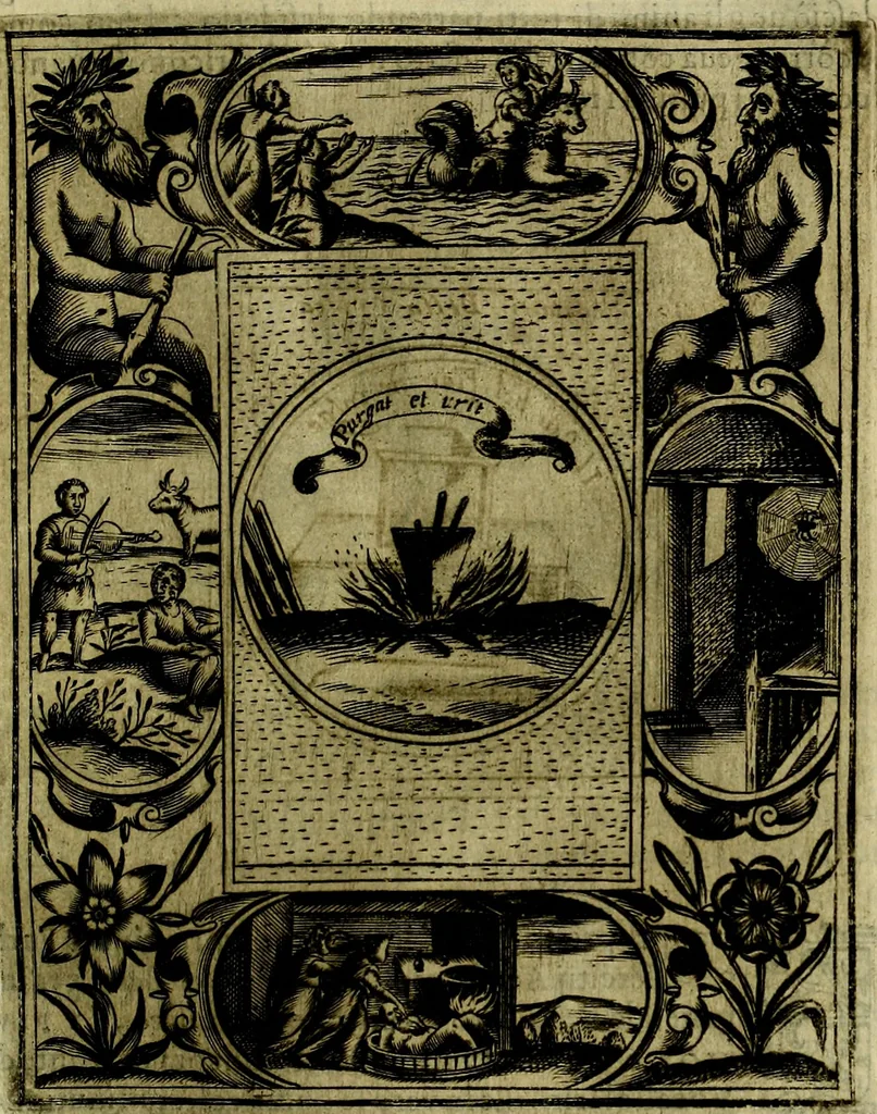 An illustration from Teatro d'imprese, 1623, leaf 860