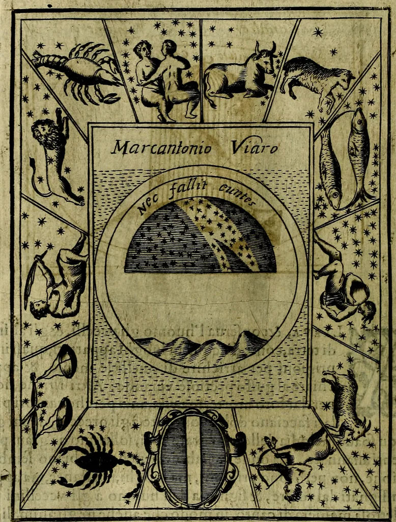 An illustration from Teatro d'imprese, 1623, leaf 863