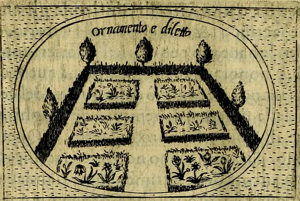 An illustration from Teatro d'imprese, 1623, leaf 875
