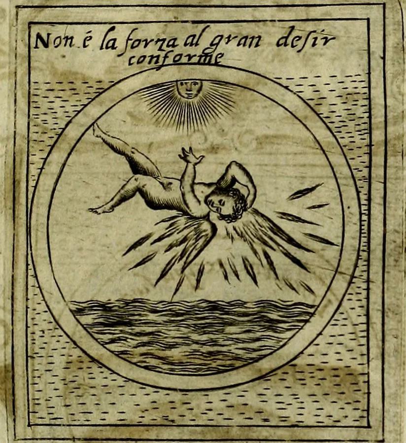 An illustration from Teatro d'imprese, 1623, leaf 920