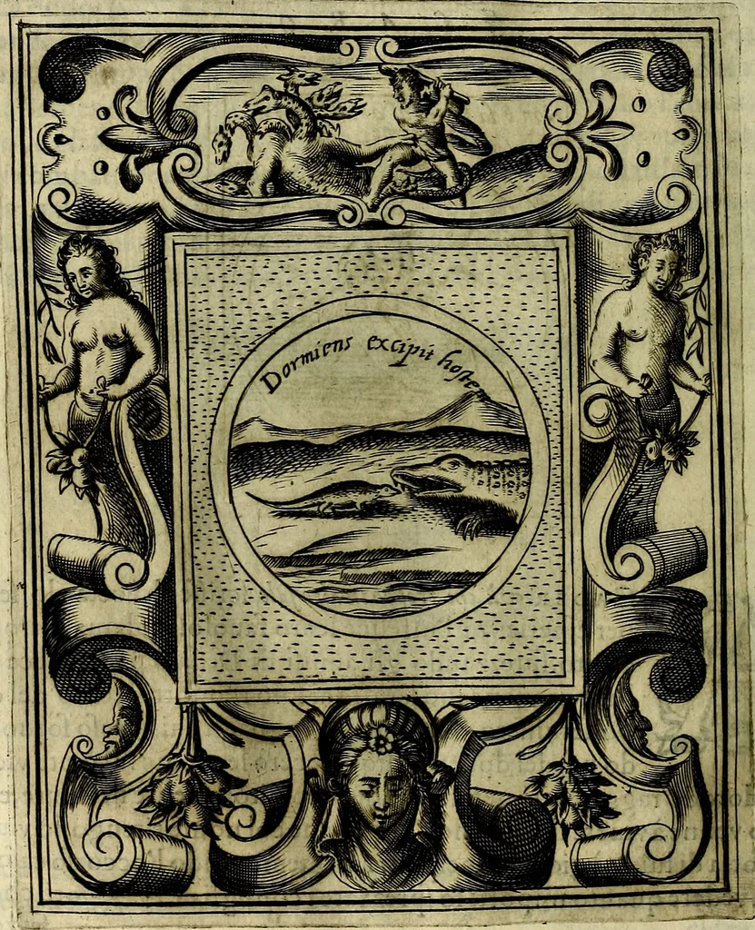 An illustration from Teatro d'imprese, 1623, leaf 921