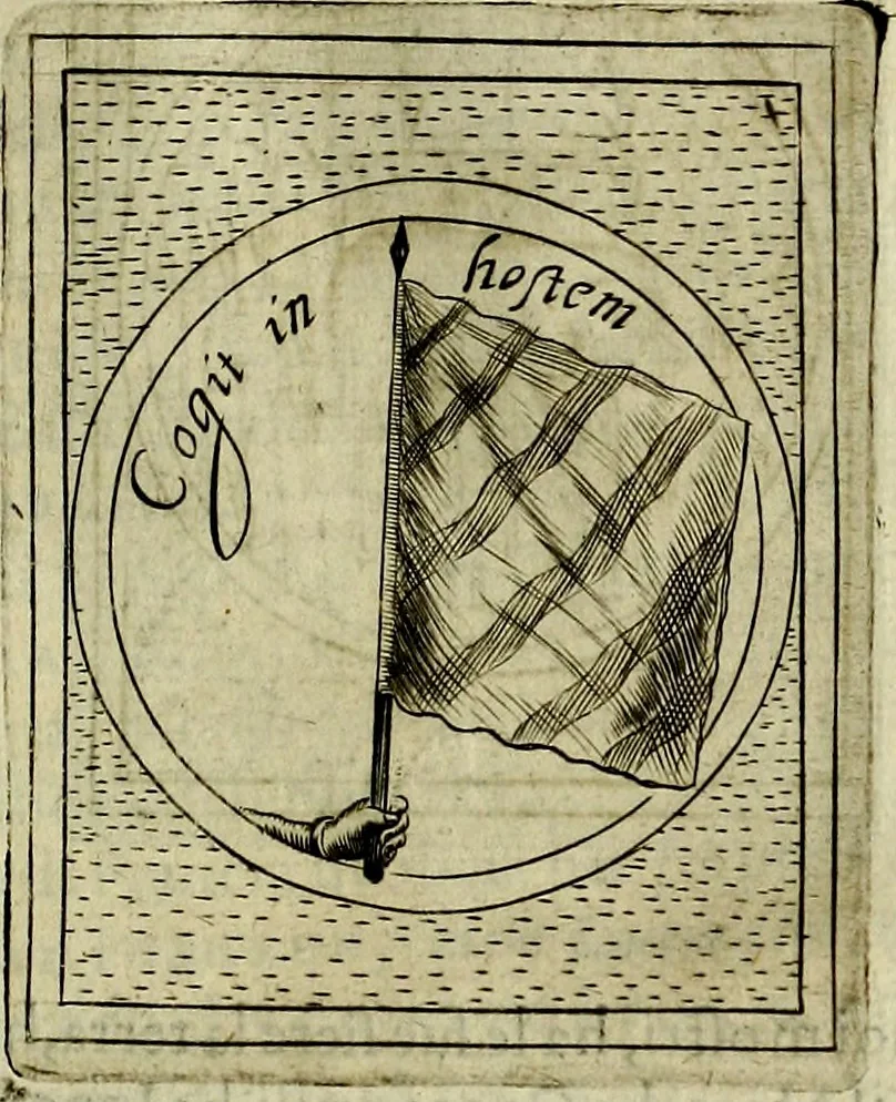 An illustration from Teatro d'imprese, 1623, leaf 926