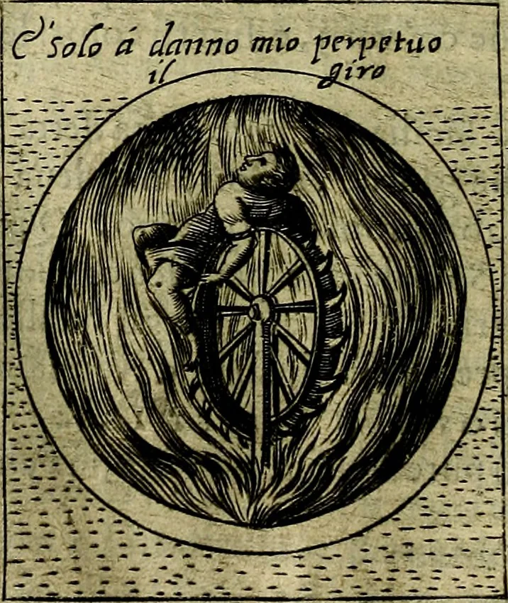 An illustration from Teatro d'imprese, 1623, leaf 931