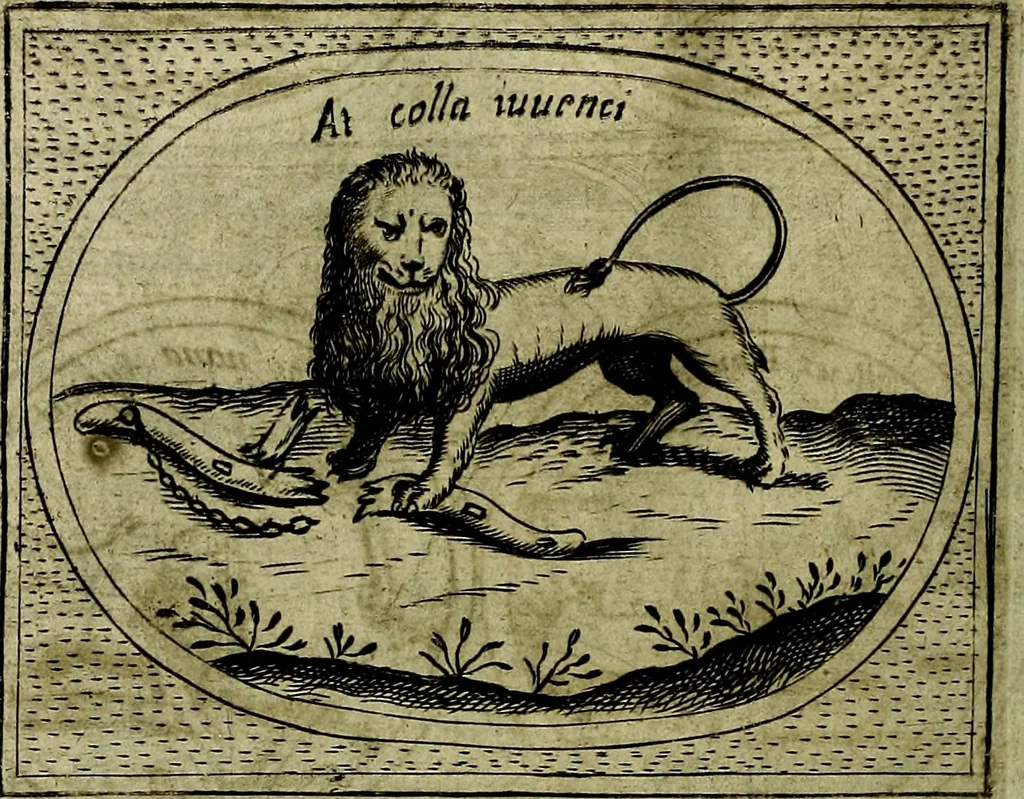 An illustration from Teatro d'imprese, 1623, leaf 951