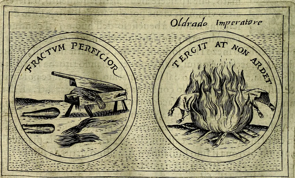 An illustration from Teatro d'imprese, 1623, leaf 961