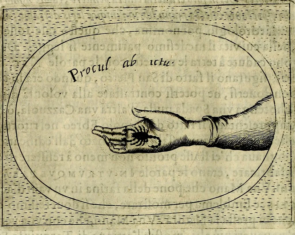 An illustration from Teatro d'imprese, 1623, leaf 985
