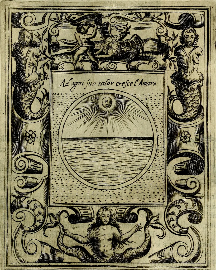 An illustration from Teatro d'imprese, 1623, leaf 988