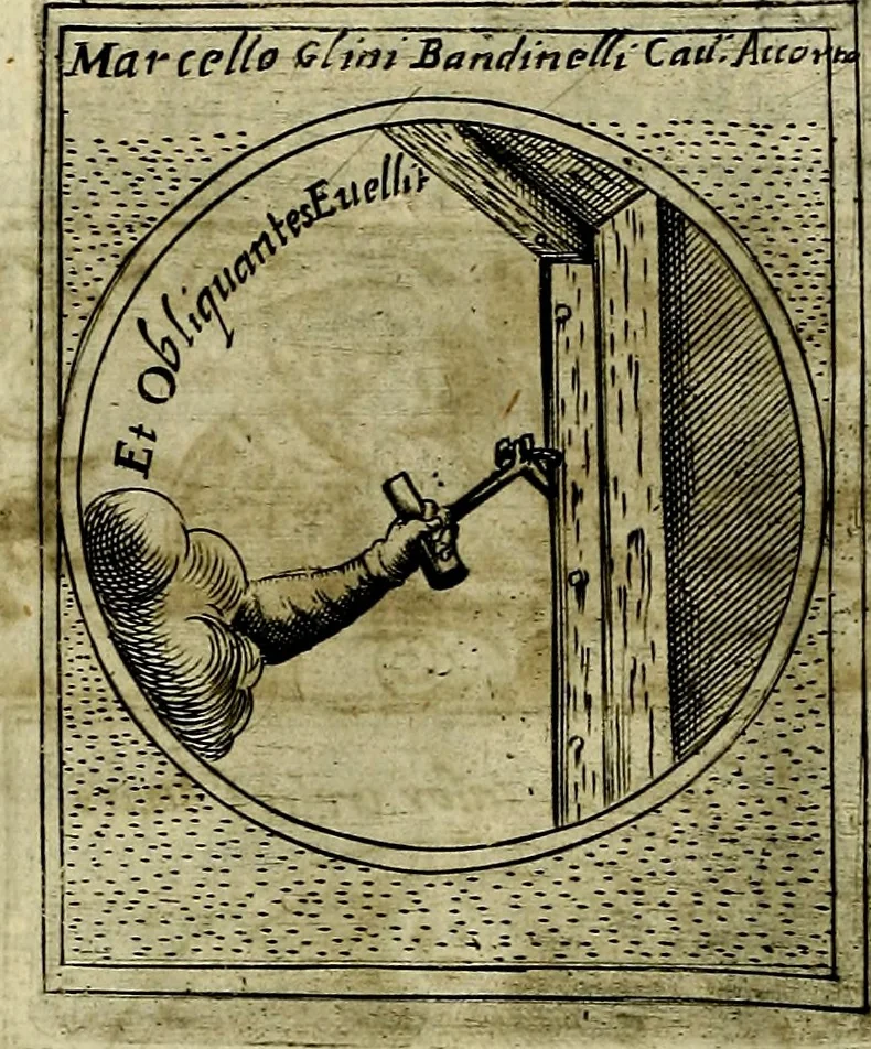 An illustration from Teatro d'imprese, 1623, leaf 989