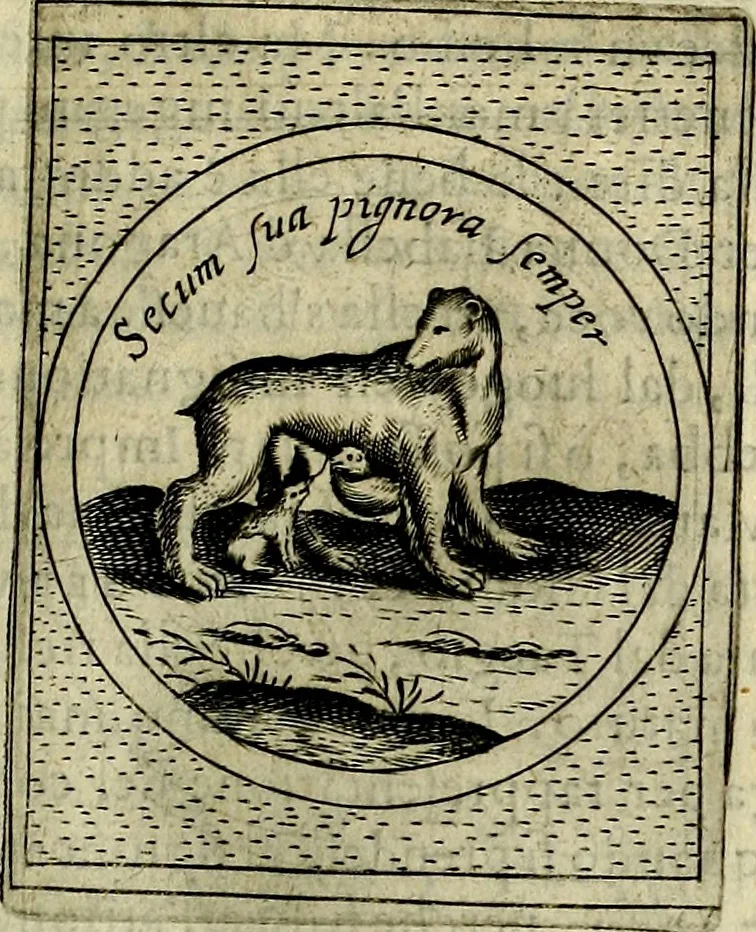 An illustration from Teatro d'imprese, 1623, leaf 996