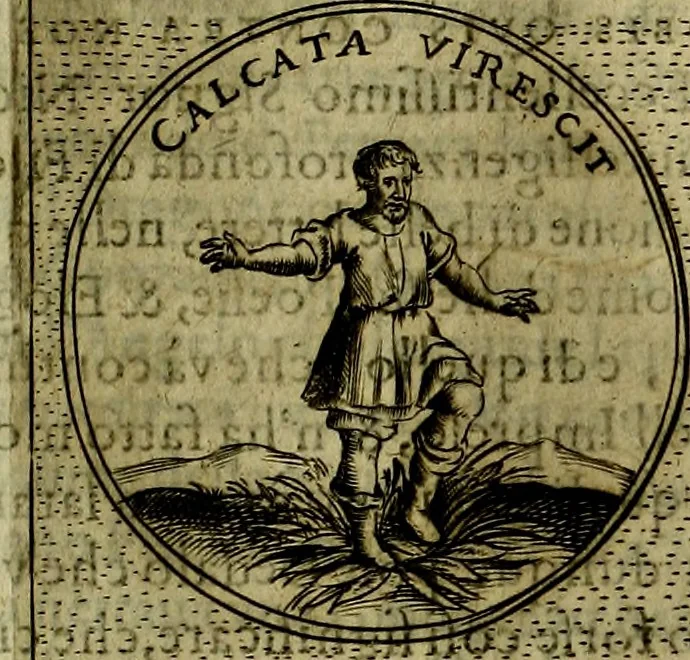 An illustration from Teatro d'imprese, 1623, leaf 194