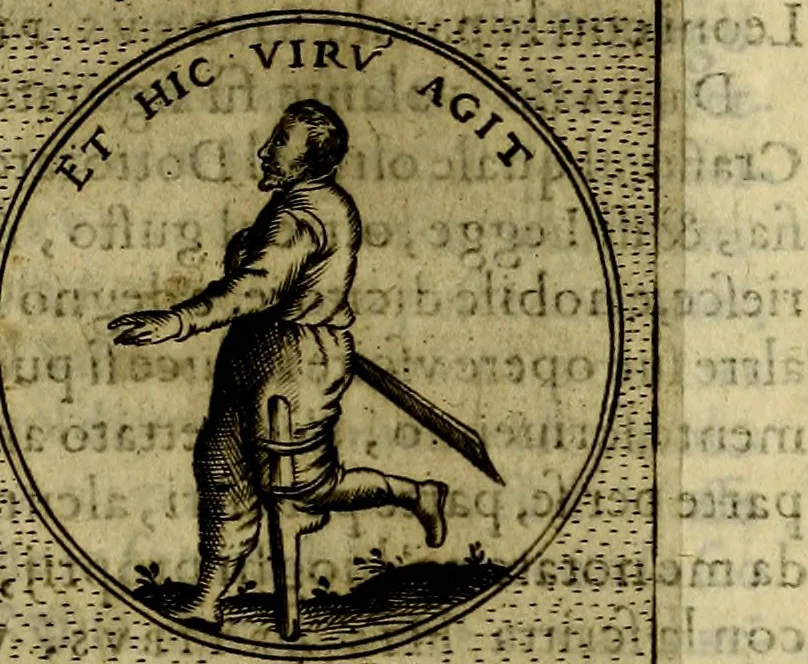 An illustration from Teatro d'imprese, 1623, leaf 194