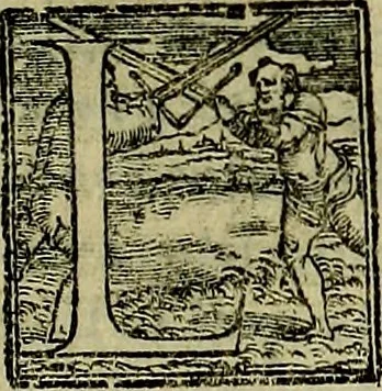An illustration from Teatro d'imprese, 1623, leaf 208