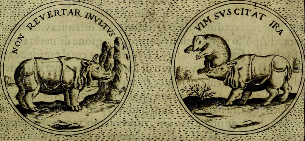 An illustration from Teatro d'imprese, 1623, leaf 232