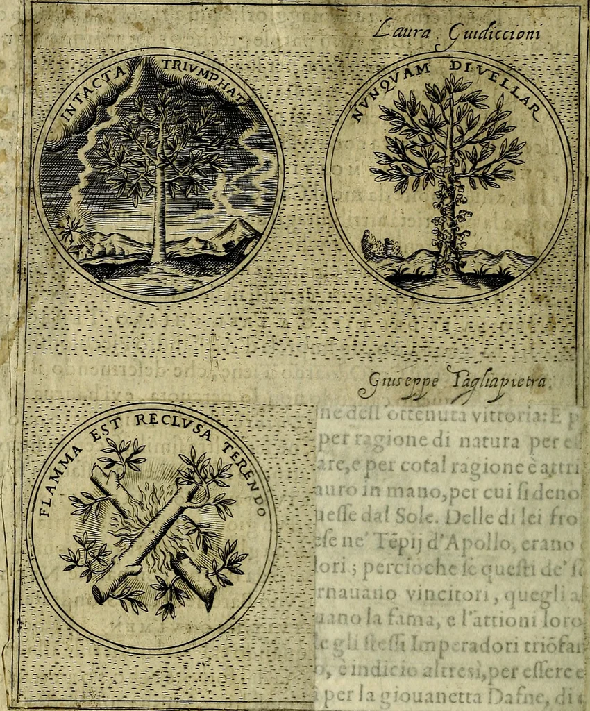 An illustration from Teatro d'imprese, 1623, leaf 235