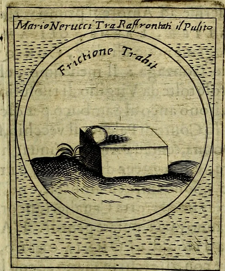 An illustration from Teatro d'imprese, 1623, leaf 242