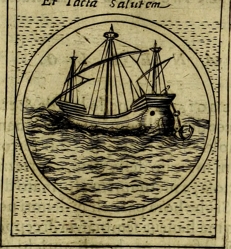 An illustration from Teatro d'imprese, 1623, leaf 244