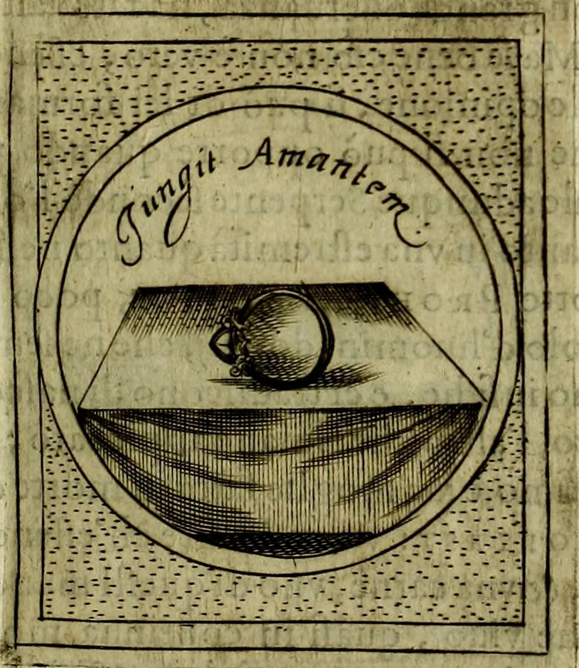 An illustration from Teatro d'imprese, 1623, leaf 246