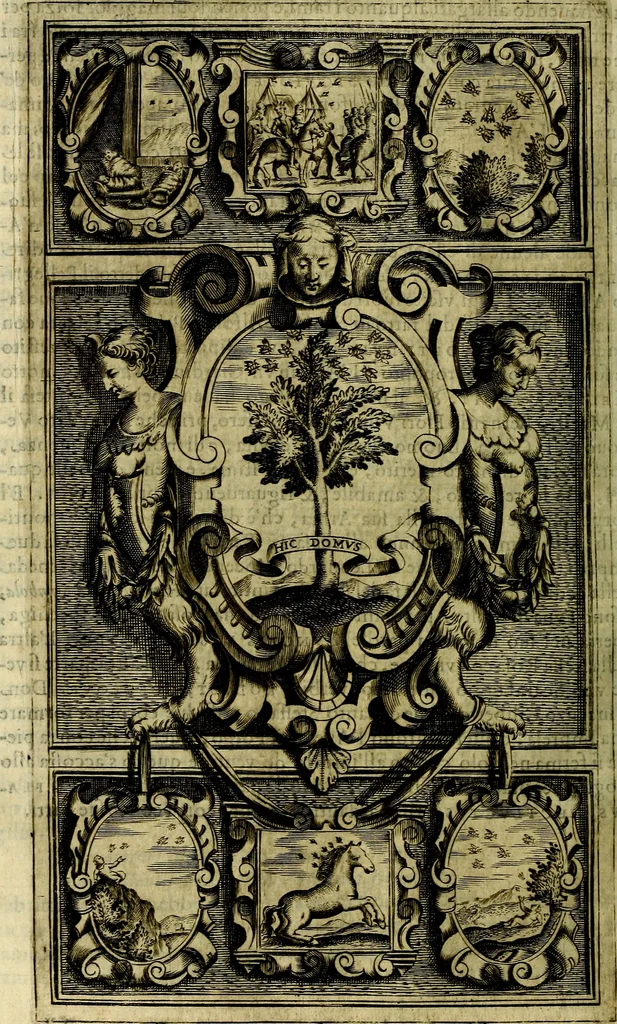 An illustration from Teatro d'imprese, 1623, leaf 255
