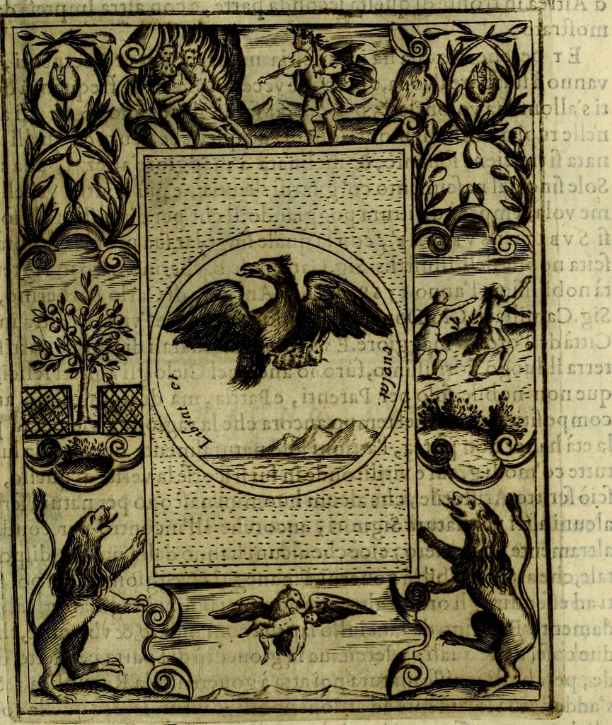 An illustration from Teatro d'imprese, 1623, leaf 274
