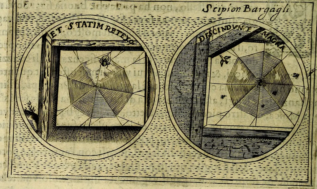 An illustration from Teatro d'imprese, 1623, leaf 277