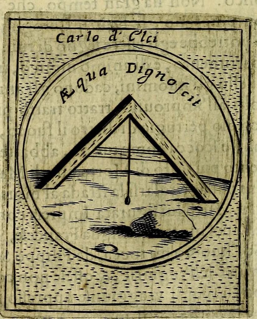 An illustration from Teatro d'imprese, 1623, leaf 281
