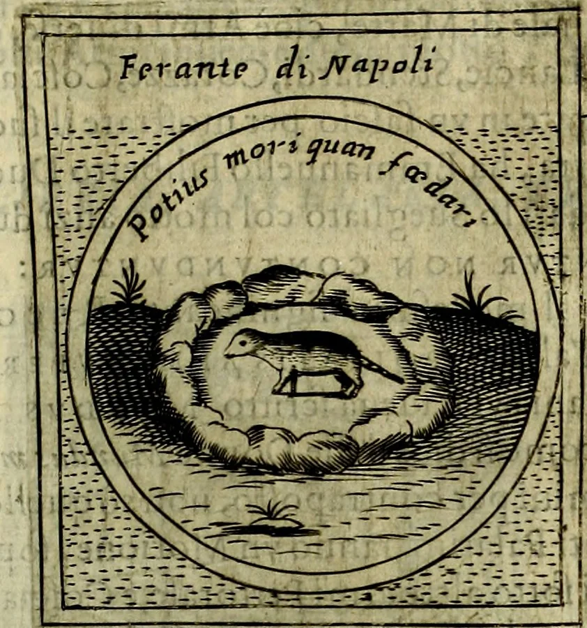 An illustration from Teatro d'imprese, 1623, leaf 286