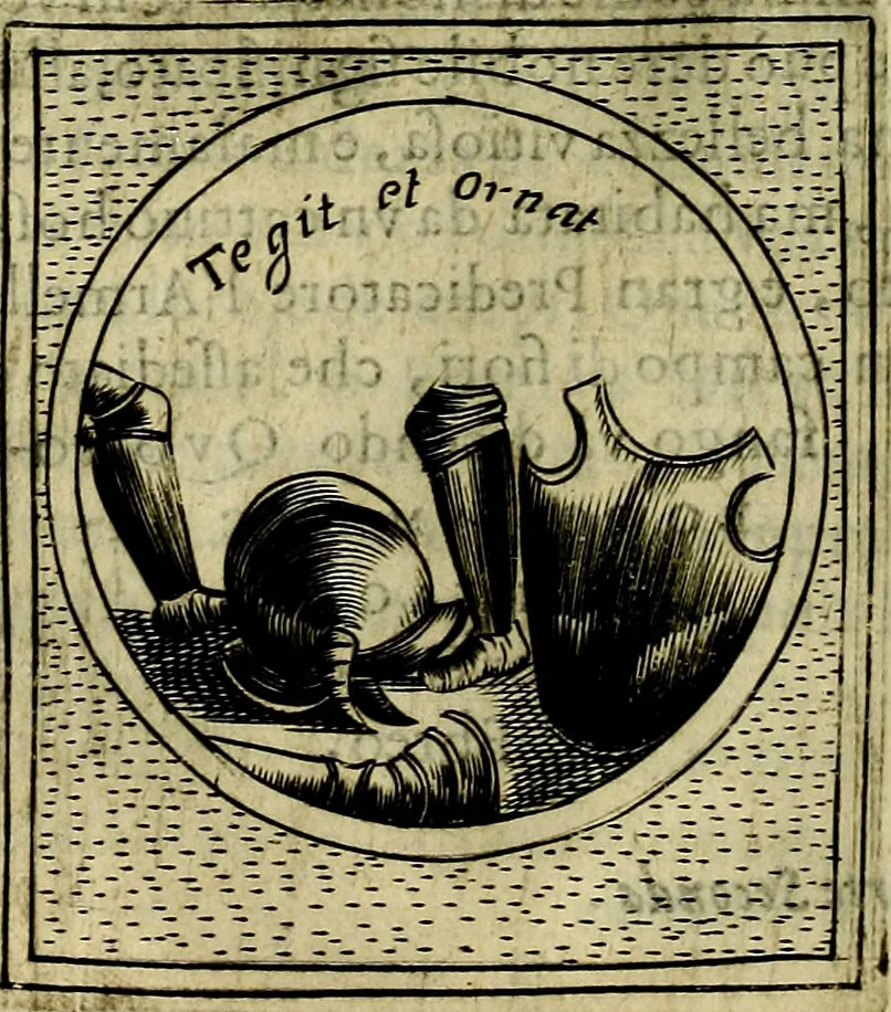 An illustration from Teatro d'imprese, 1623, leaf 287