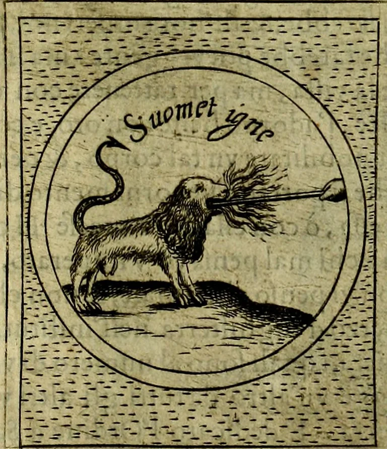 An illustration from Teatro d'imprese, 1623, leaf 314
