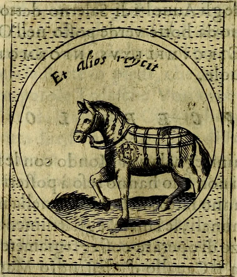 An illustration from Teatro d'imprese, 1623, leaf 325